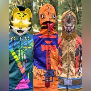 FORTNITE Hoodie /costume /cosplay  NWT LOT OF 3 Size large